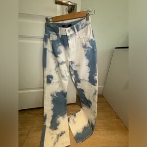 Cool jeans white and denim blue